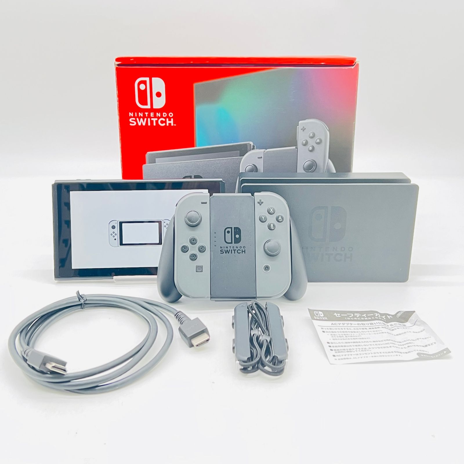 Nintendo Switch グレー 本体 付属品あり 【公式通販】