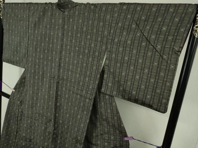 平和屋本店●極上　本場琉球　読谷山花織　紬地　蝉色地　逸品　DZAB5466kh6 平和屋本店○極上 本場琉球 読谷山花織 紬地 蝉色地 逸品 DZAB5466kh6