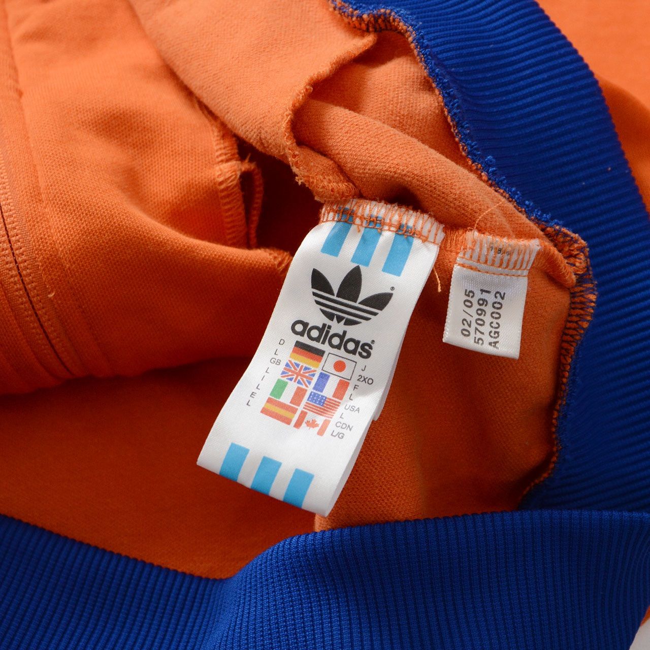 adidas アディダス 00s ヴィンテージ トラックジャケット オレンジ 