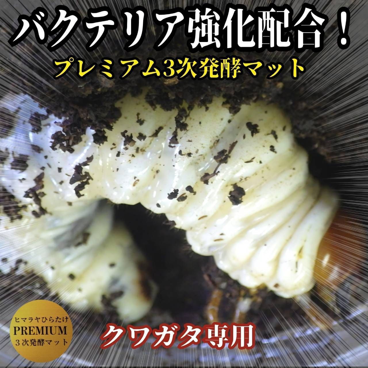 ヒマラヤひらたけプレミアム3次発酵クワガタマット【10リットル ヒマラヤひらたけプレミアム3次発酵クワガタマット【10リットル