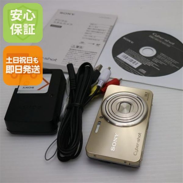 超美品 Cyber-shot DSC-W570 ゴールド 即日発送 SONY デジカメ 