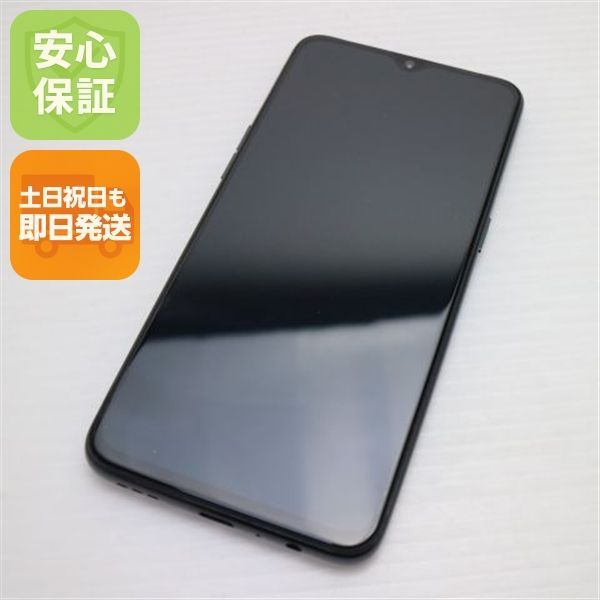 超美品 OPPO Reno A 64GB ブラック スマホ 本体 白ロム 土日祝発送OK 