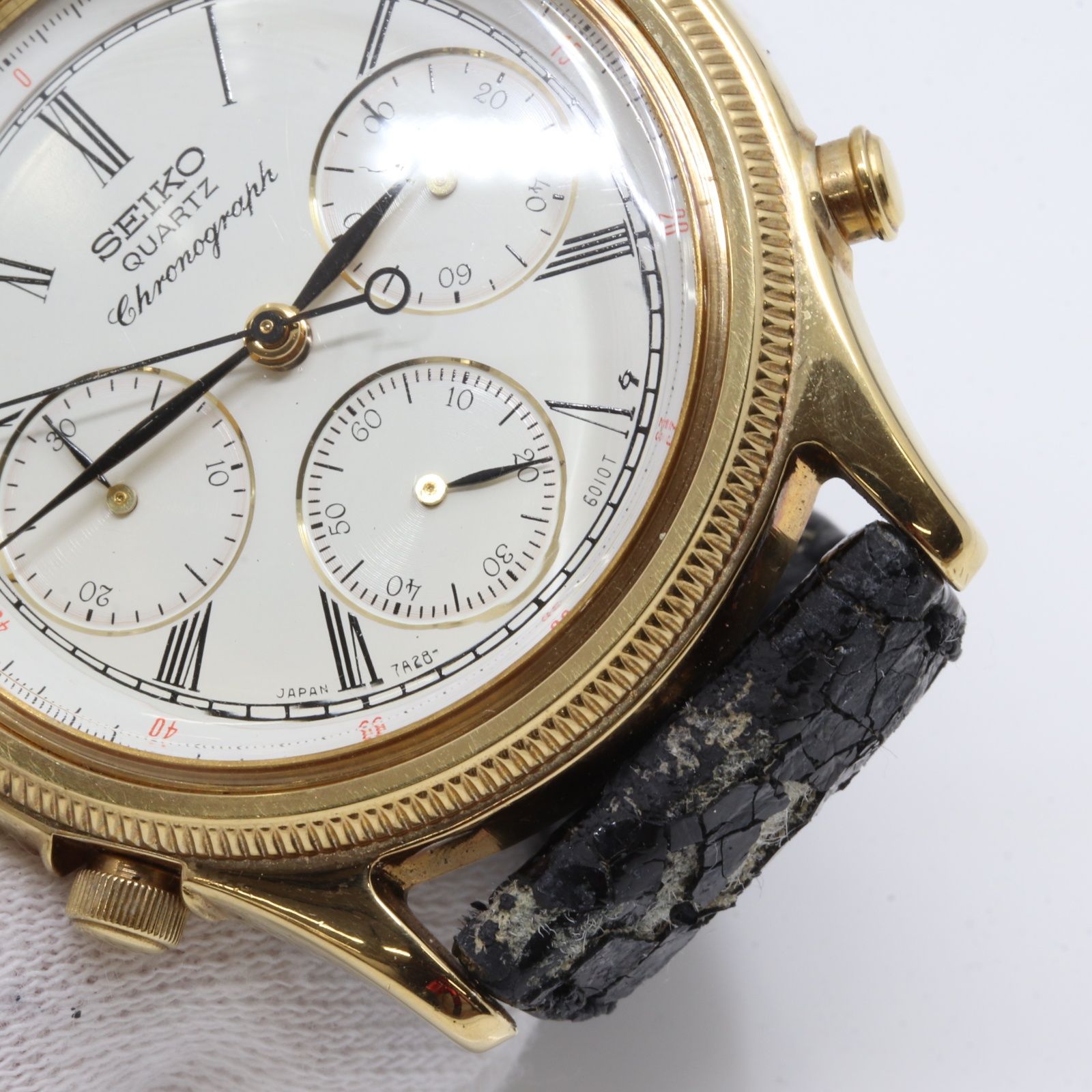 ITB1KVJFMPOG SEIKO セイコー クロノグラフ 7A28-6010 クォーツ 腕時計 