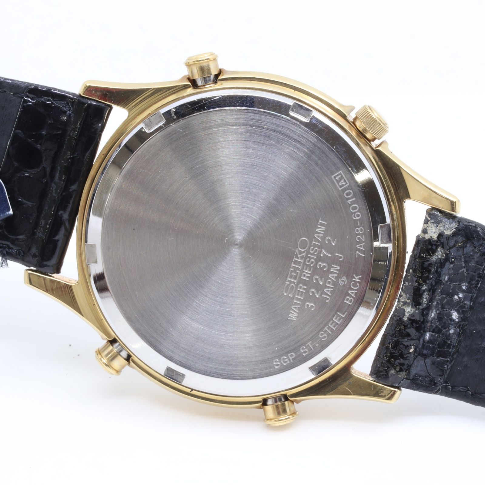 ITB1KVJFMPOG SEIKO セイコー クロノグラフ 7A28-6010 クォーツ 腕時計 