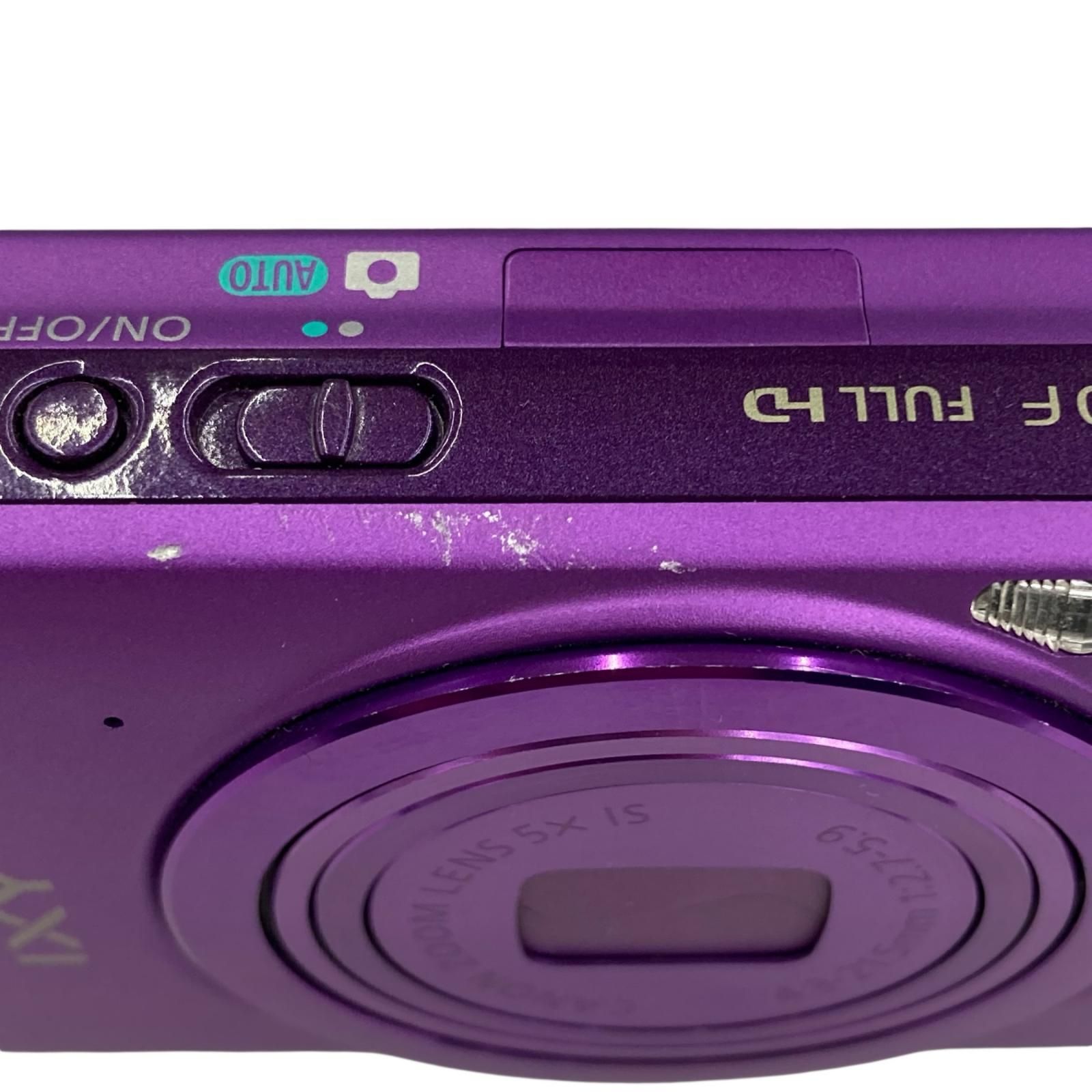 118011 動作未確認 Canon キャノン パープル IXY 430F - メルカリ