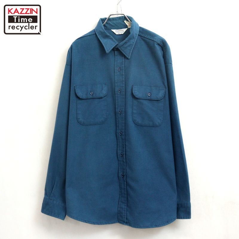 80s USA製 vintage FIVE BROTHER 無地 シャモアクロス 長袖 80s USA製 vintage FIVE BROTHER 無地 シャモアクロス 長袖