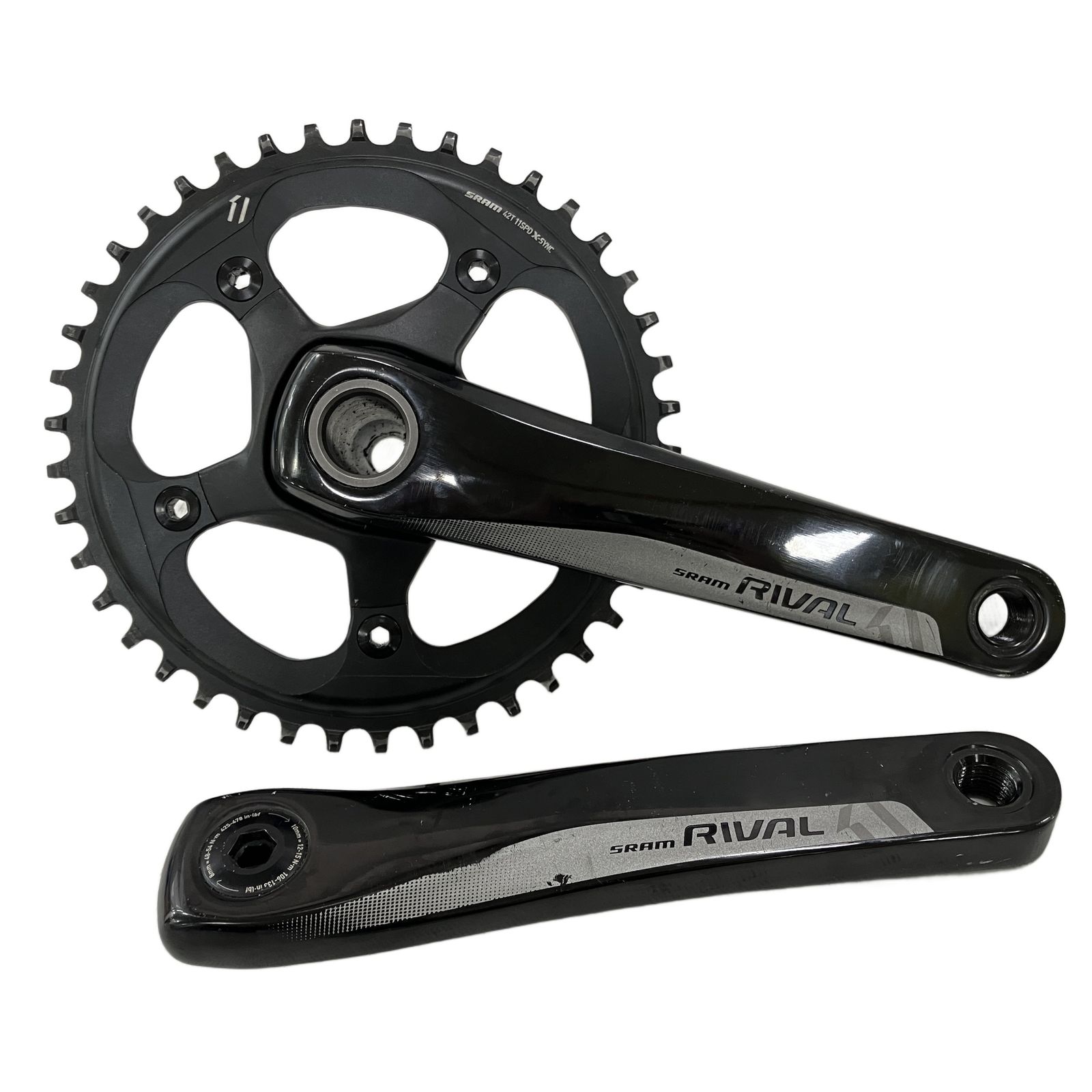 SRAM RIVAL1 クランクセット 11S 自転車パーツ スラム 中古 SRAM RIVAL1 クランクセット 11S 自転車パーツ スラム 中古