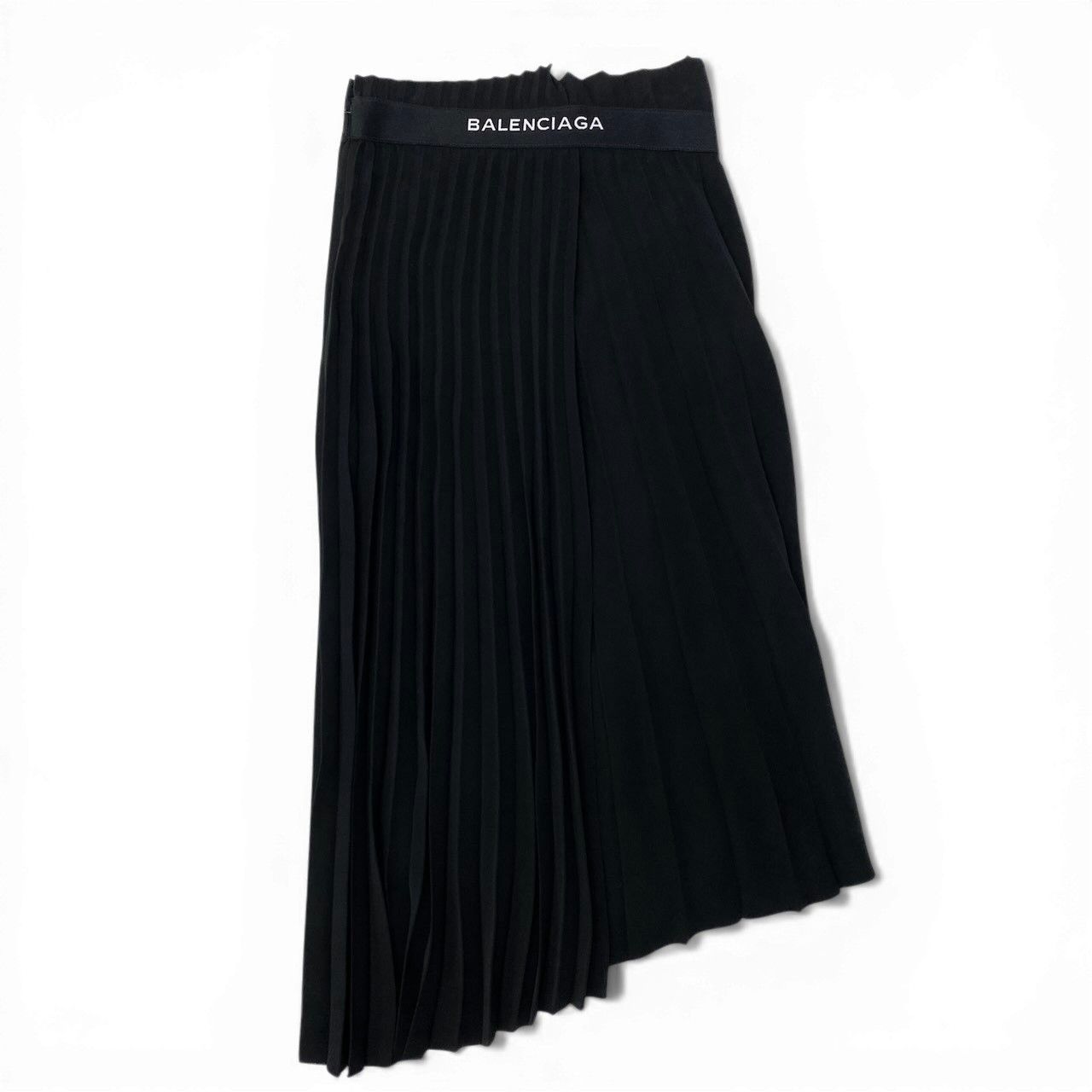 Ic30 BALENCIAGA バレンシアガ プリーツスカート ラップスカート Ic30 BALENCIAGA バレンシアガ プリーツスカート ラップスカート
