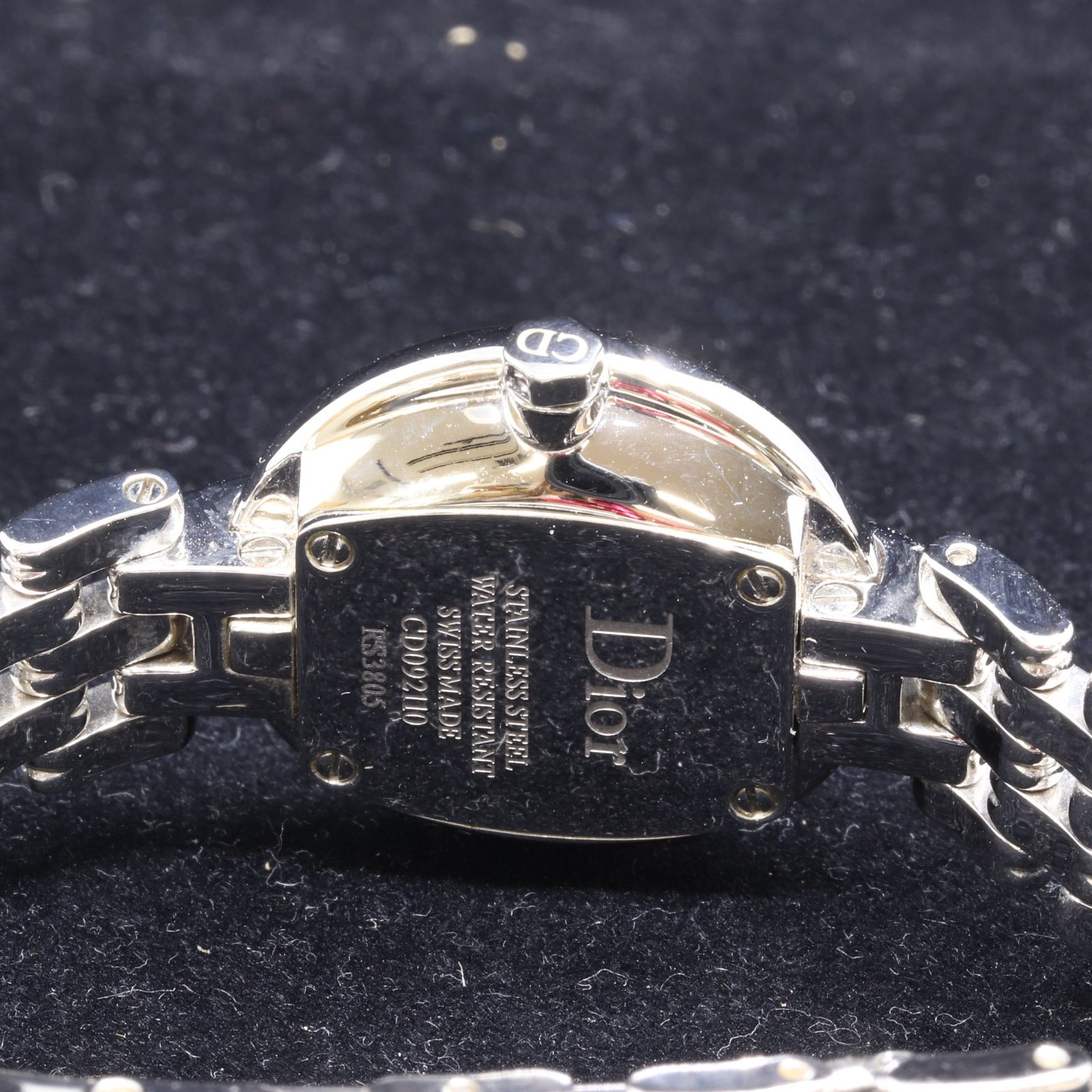 ITUAGVJ2R95V 美品 Christian Dior ディオール バギラ 腕時計 QZ