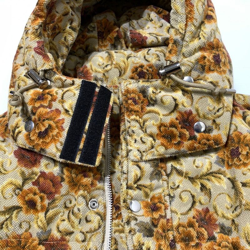 中古品】 MLVINCE メルヴィンス FLORAL PUFFER JACKET フローラル 