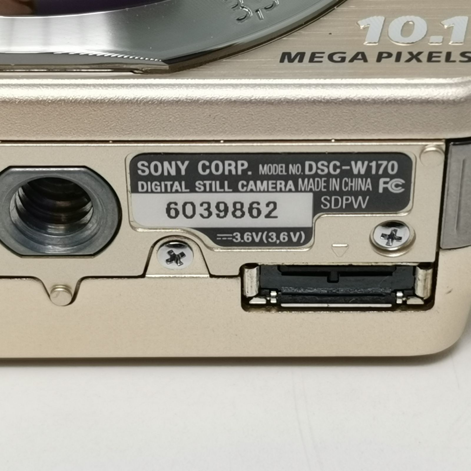 SONY Cyber-shot DSC-W170 カメラ コンデジ ゴールド 本体のみ