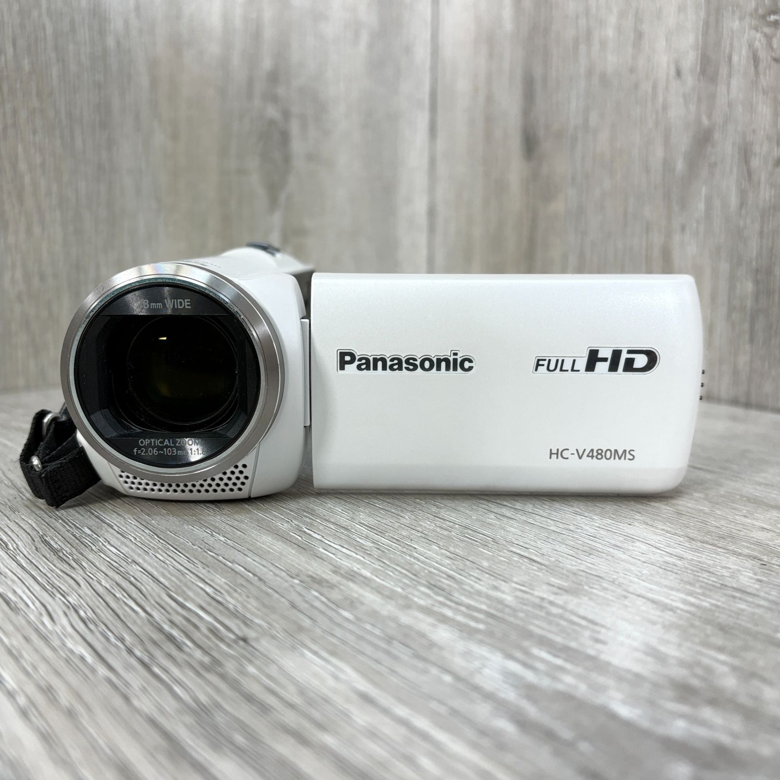 Panasonic HC-V480MS デジタルビデオカメラ ホワイト - メルカリ