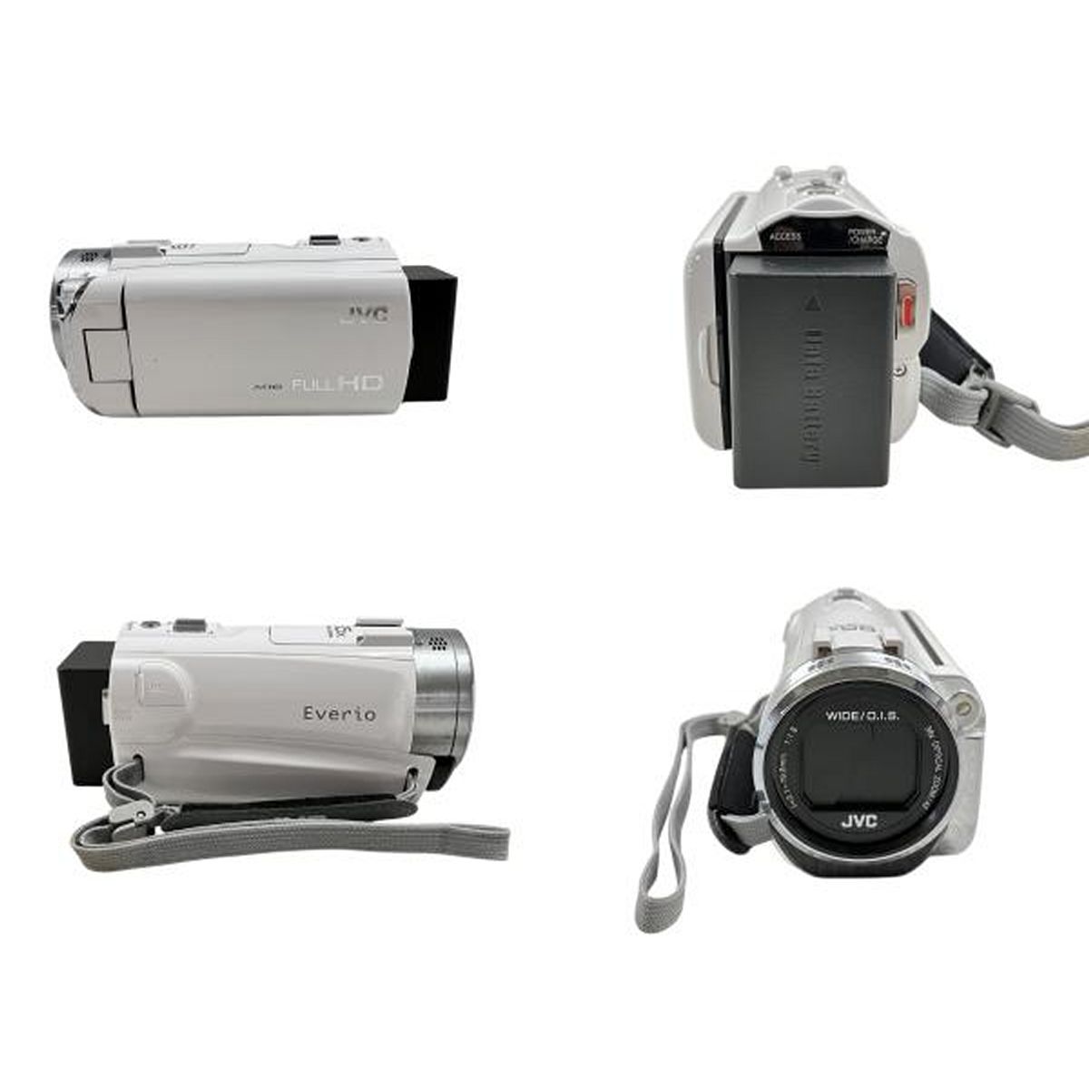 JVC GZ-E765-W Everio 2014年製 ビデオカメラ シルキーホワイト 