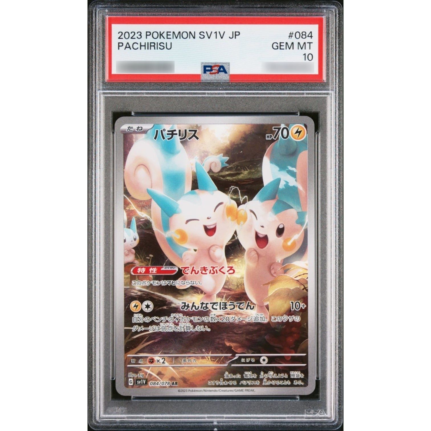 PSA10鑑定済〕パチリス【AR】{084/078} - メルカリ