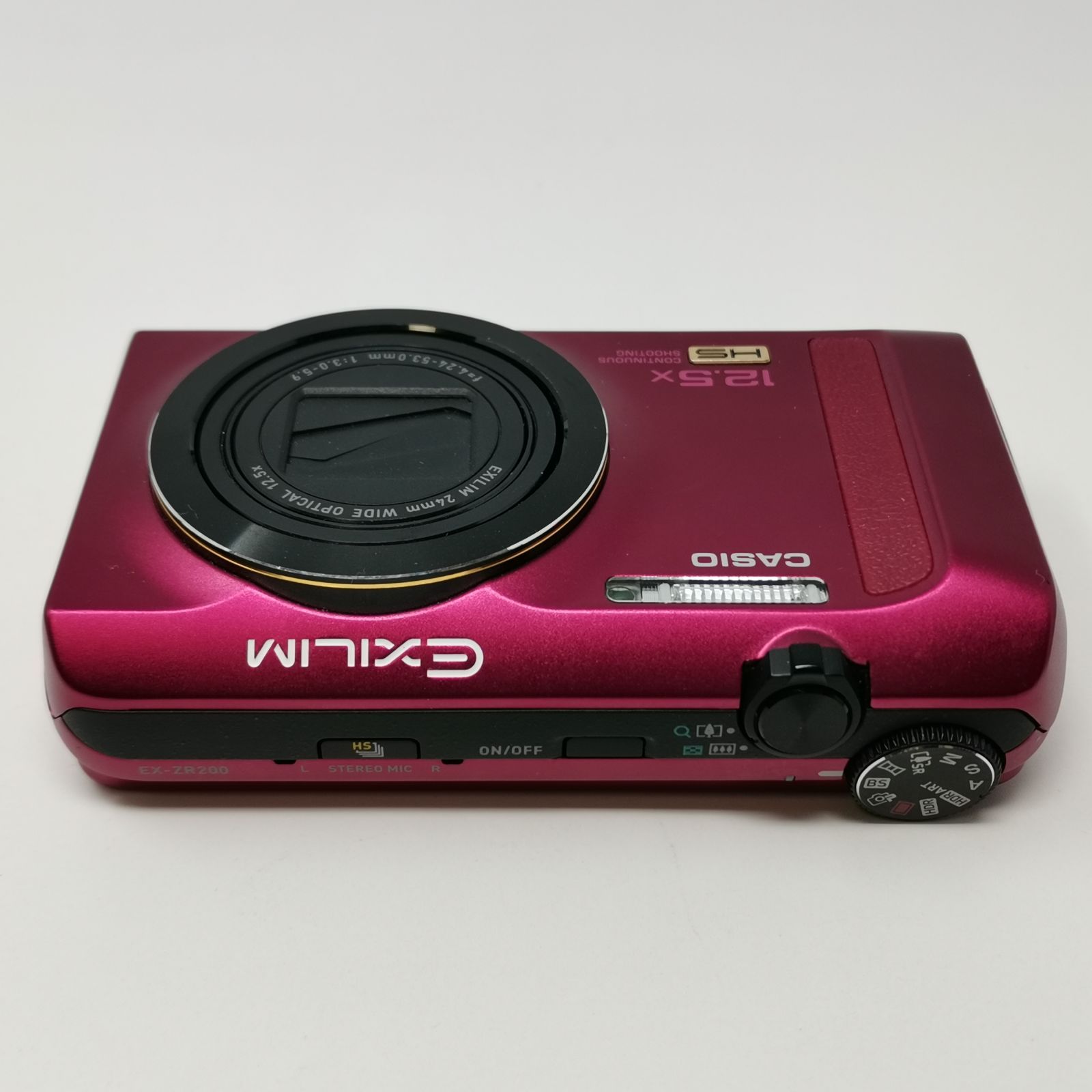s*a様 CASIO EXILIM EX-ZR200ピンク コンパクトデジタルカ Amazon | CASIO デジタルカメラ EXILIM (エクシリム) ZOOM ピンク EX