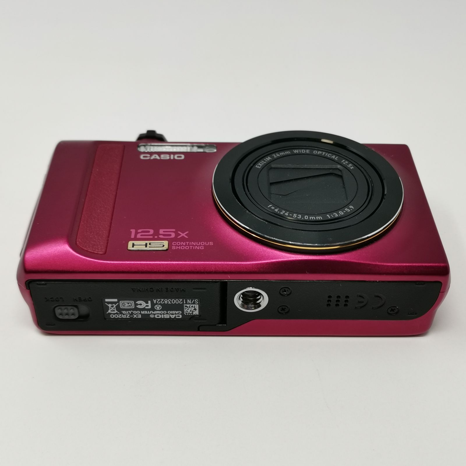 CASIO EXILIM EX-ZR200 カメラ コンデジ ピンク 本体のみ 充電器ない 