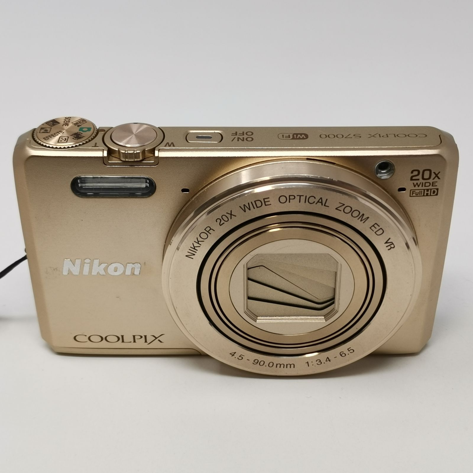 Nikon COOLPIX S7000 カメラ コンデジ ゴールド 充電器ないため動作未