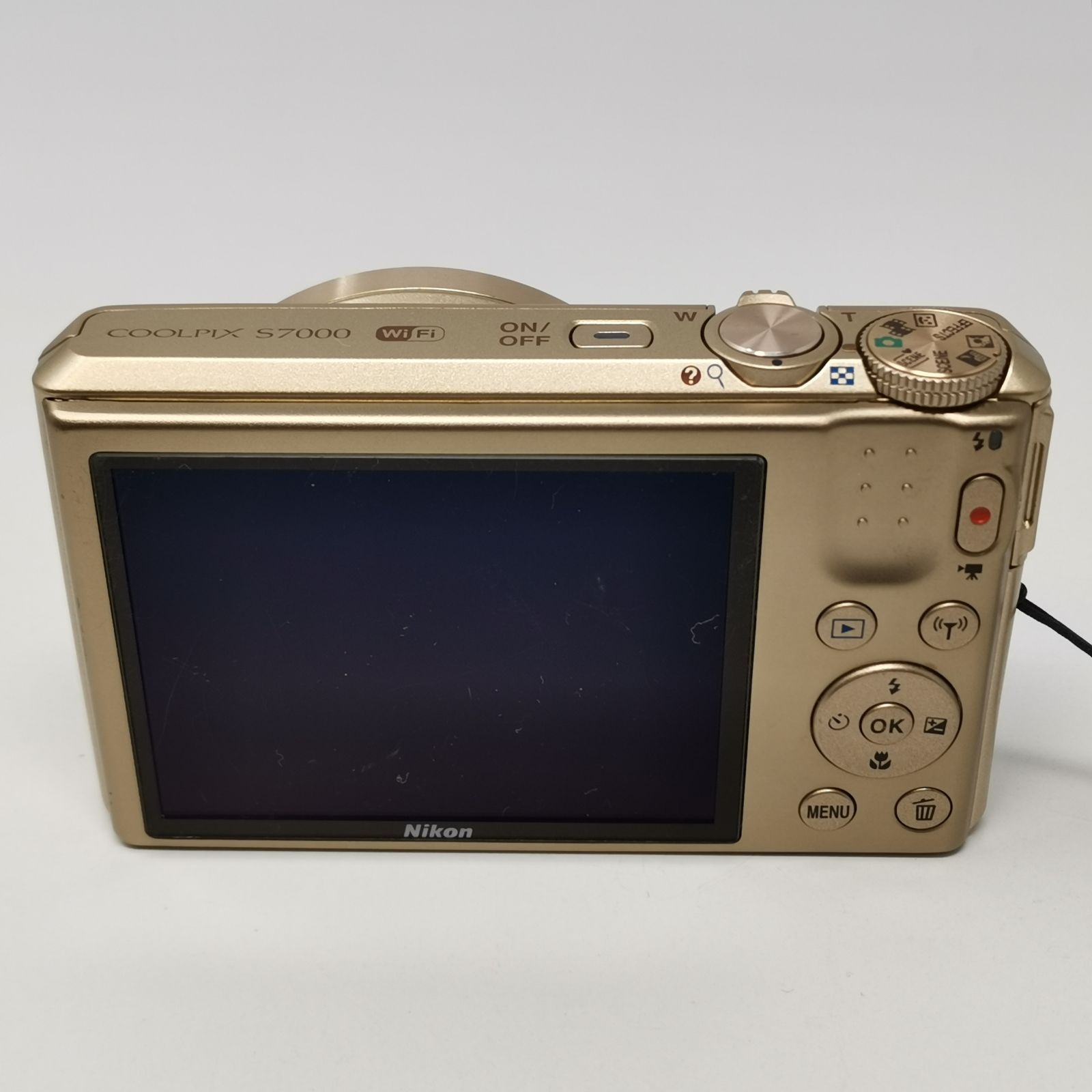 Nikon COOLPIX S7000 カメラ コンデジ ゴールド 充電器ないため動作未
