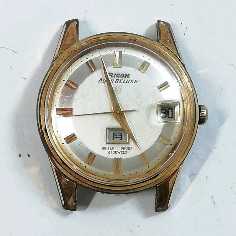 【中古】【送料無料】RICOH 1802 オートデラックス8 メンズ 自動巻き 21石★本体のみ※メール便でお送りします【代引き不可】 中古】【送料無料】RICOH 1802 オートデラックス8 メンズ 自動巻き 21