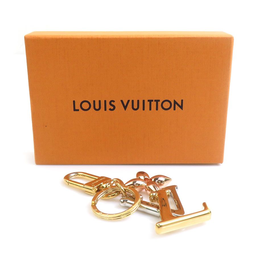 ルイ ヴィトン LOUIS VUITTON キーリング チャーム ポルト クレ LV