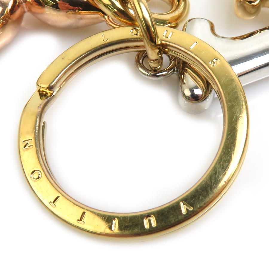極美品✨ルイヴィトン チャーム M68449 ポルトクレ LVニューウェーブ ルイ ヴィトン LOUIS VUITTON キーリング チャーム ポルト クレ LV