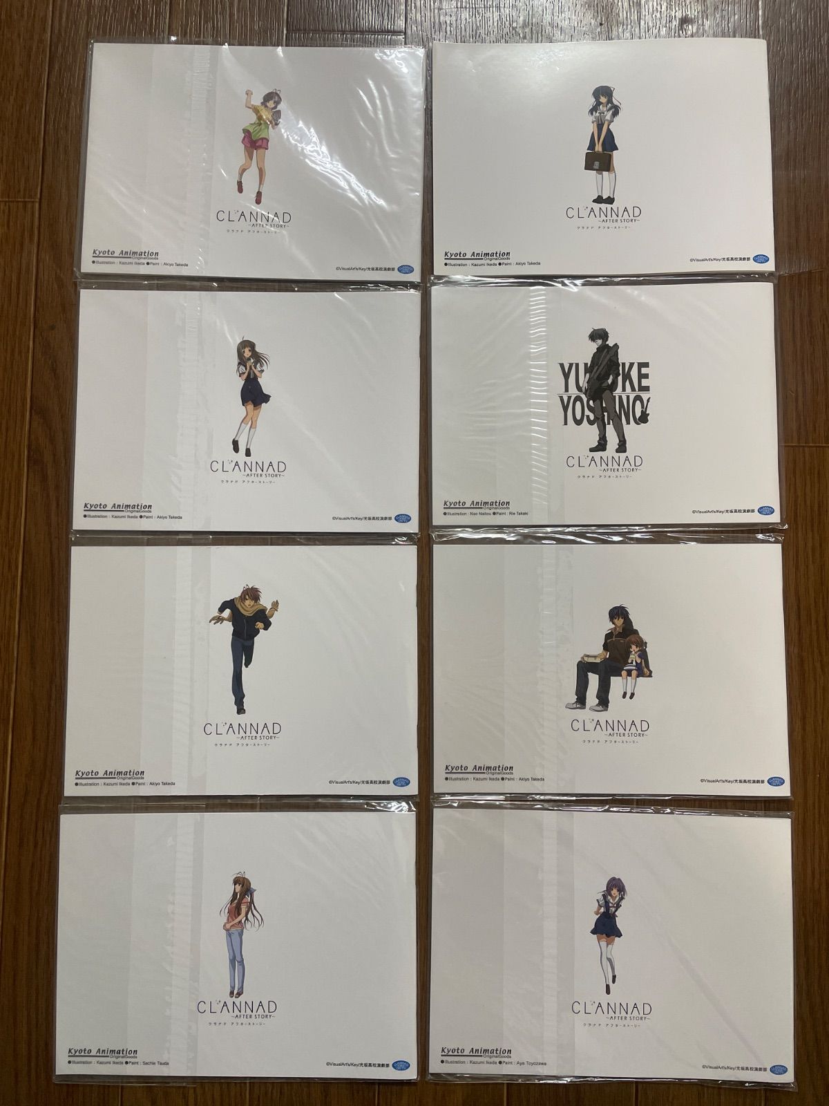 クラナドアフターストーリー MINI線画・背景集 8冊 CLANNAD AFTER