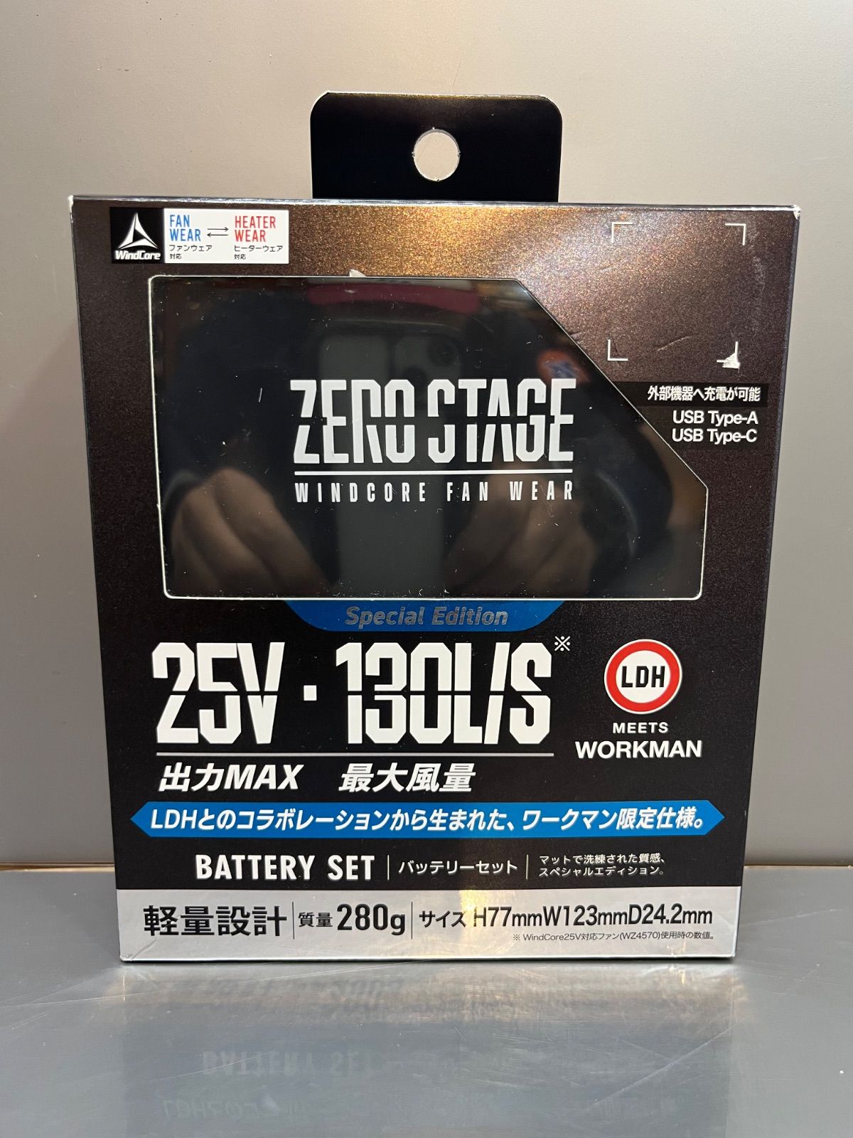 未使用品 「 Workman WindCore ICE×HEATER ペルチェベスト PR03