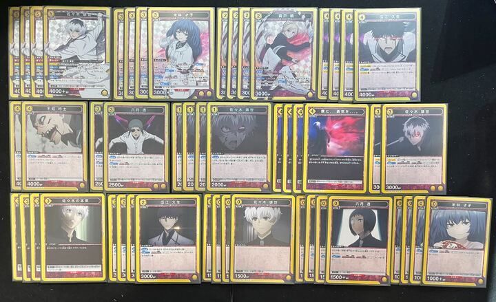 デッキ】東京喰種 黄 真戸班【UNIONARENA】※STなし ユニオンアリーナ