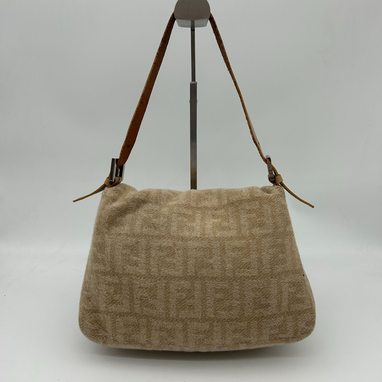 日本販売店 FENDI フェンディ ウール ハンドバッグ ショルダーバッグ