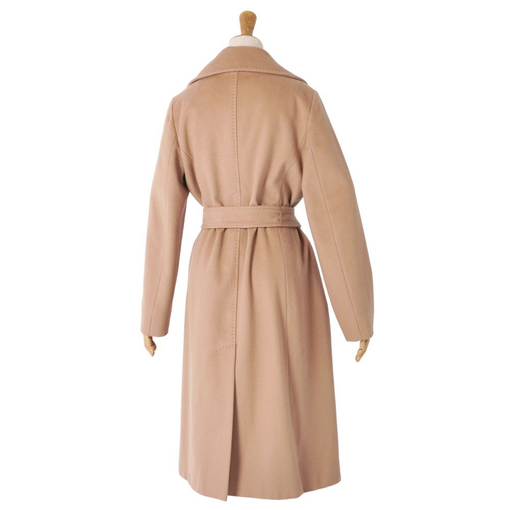 美品 マックスマーラ Max Mara STUDIO コート ベルト付き ロング