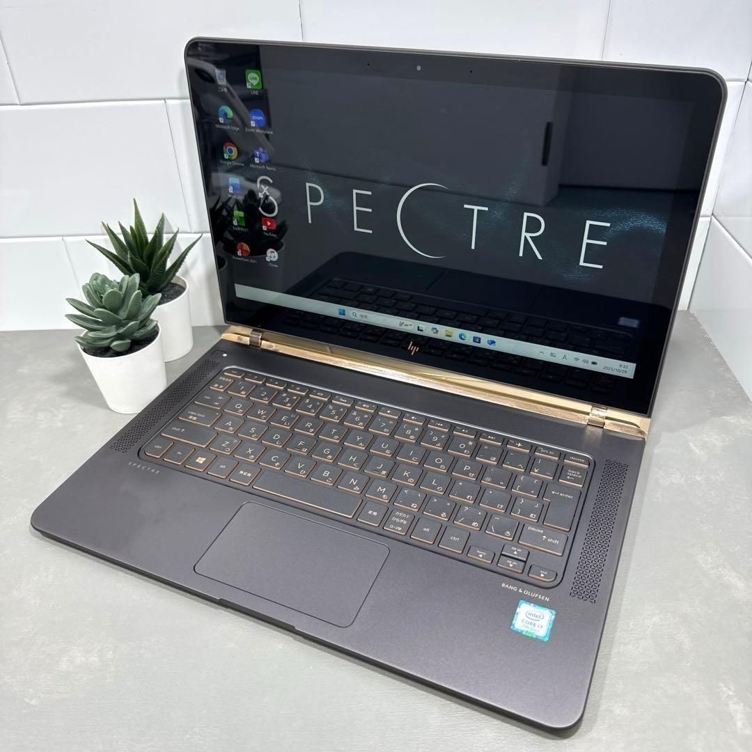 HP Spectre i7/512GB/8GB Win11 Office付 中古 - メルカリ