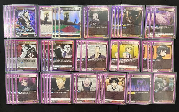 デッキ】HUNTER×HUNTER 紫 幻影旅団【UNION ARENA】※一部パラ ユニオン