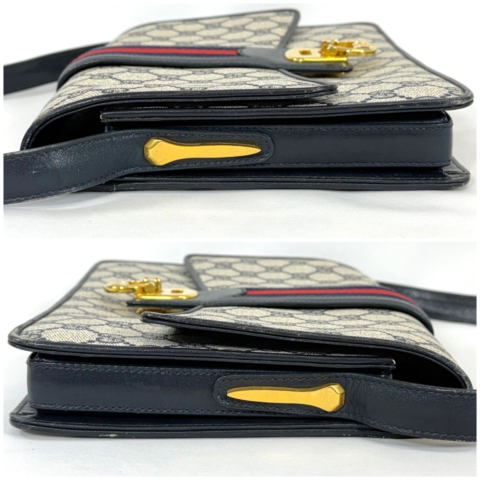 ヴィンテージ品】Gucci オールドグッチ GGスプリーム シェリー ヴィンテージ品】Gucci オールドグッチ GGスプリーム シェリー