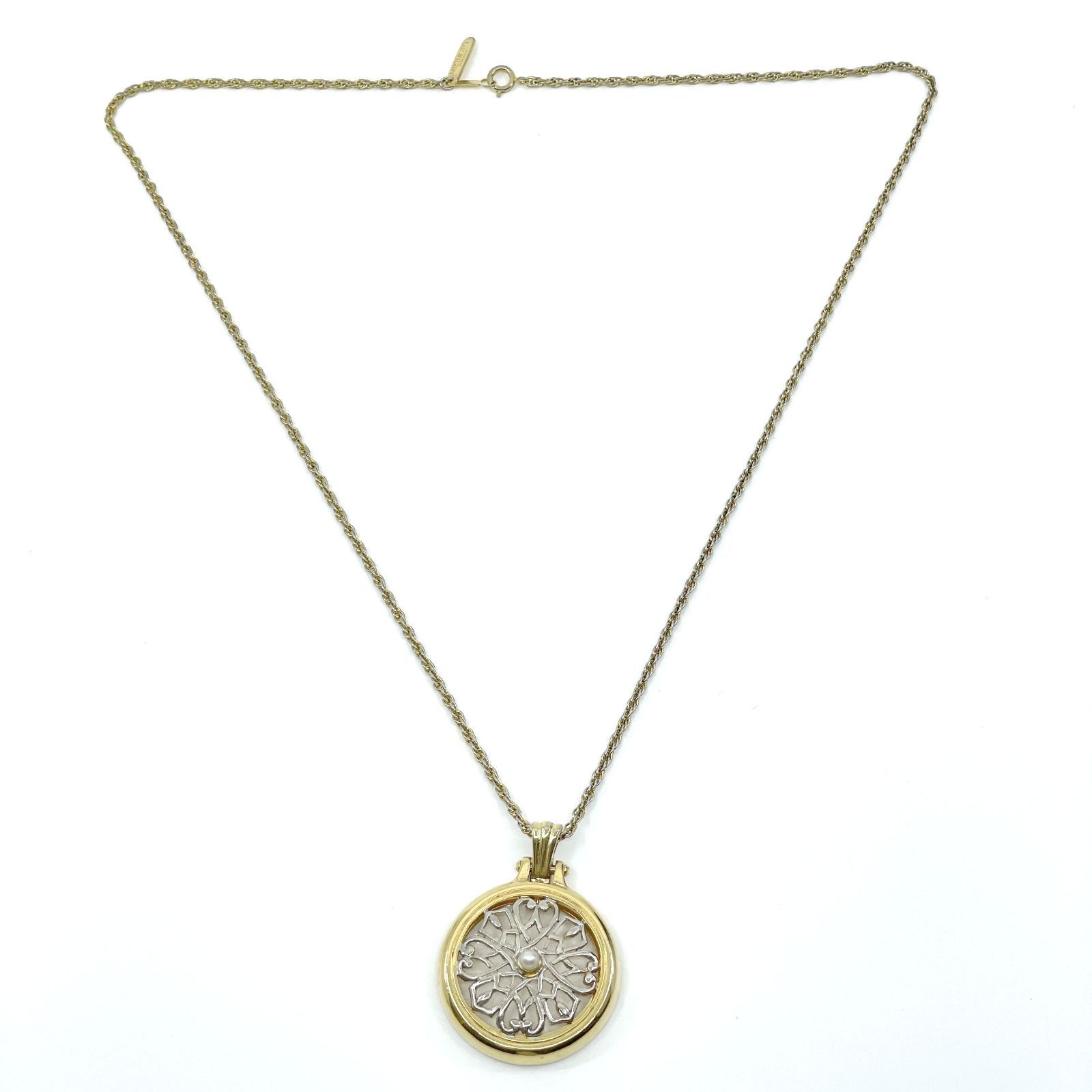 ミキモト MIKIMOTO ルーペ ペンダント ネックレス パール 拡大鏡