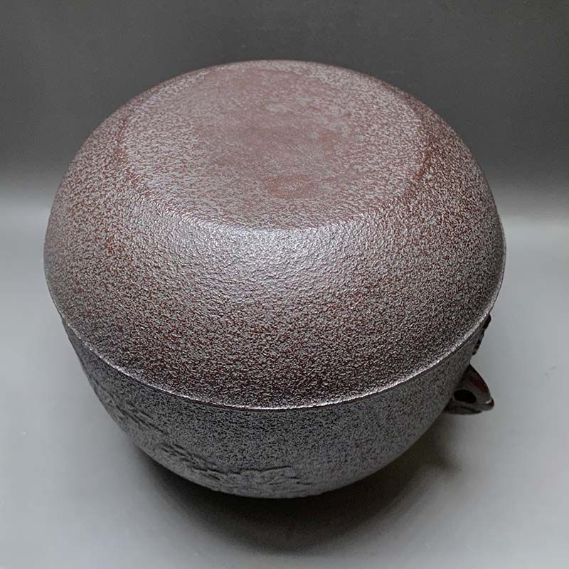 茶釜 桐地紋 真形釜 釜師 佐藤清光 作 釜環付 共箱 茶道具 茶釜 - メルカリ