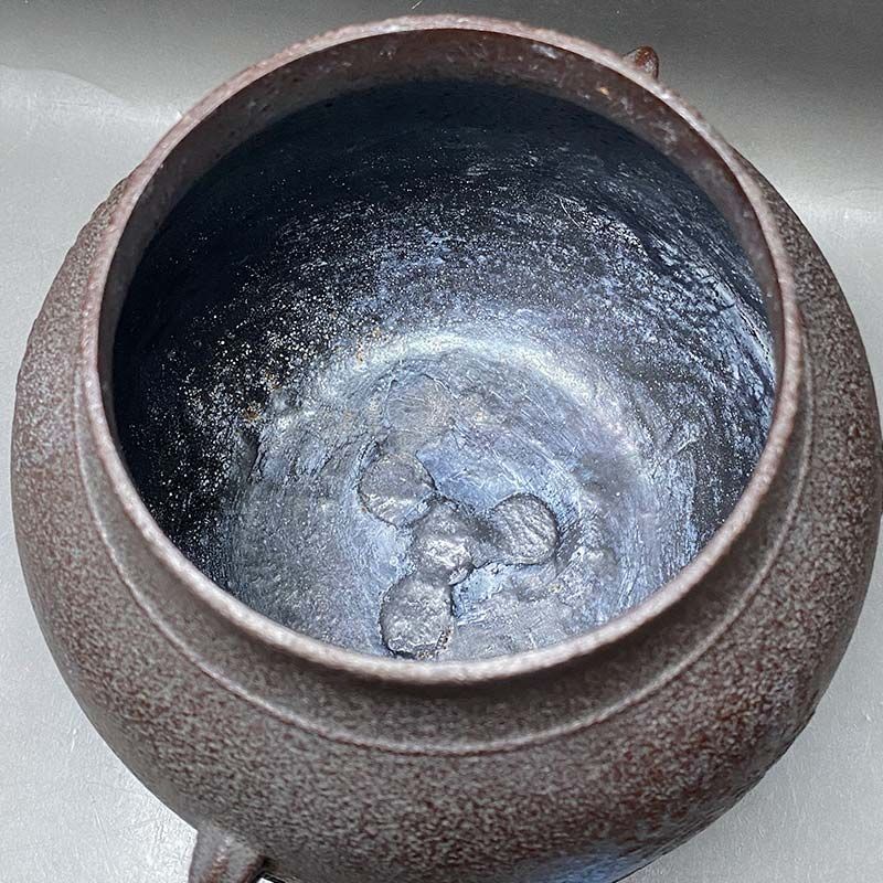 茶釜 桐地紋 真形釜 釜師 佐藤清光 作 釜環付 共箱 茶道具 茶釜 - メルカリ