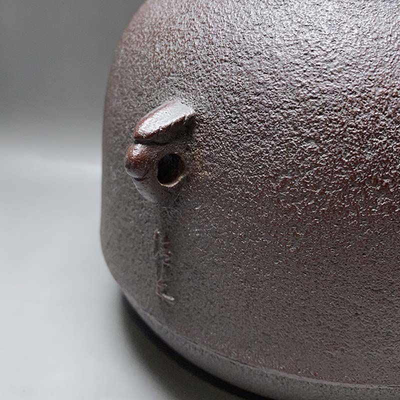 茶釜 桐地紋 真形釜 釜師 佐藤清光 作 釜環付 共箱 茶道具 茶釜 - メルカリ