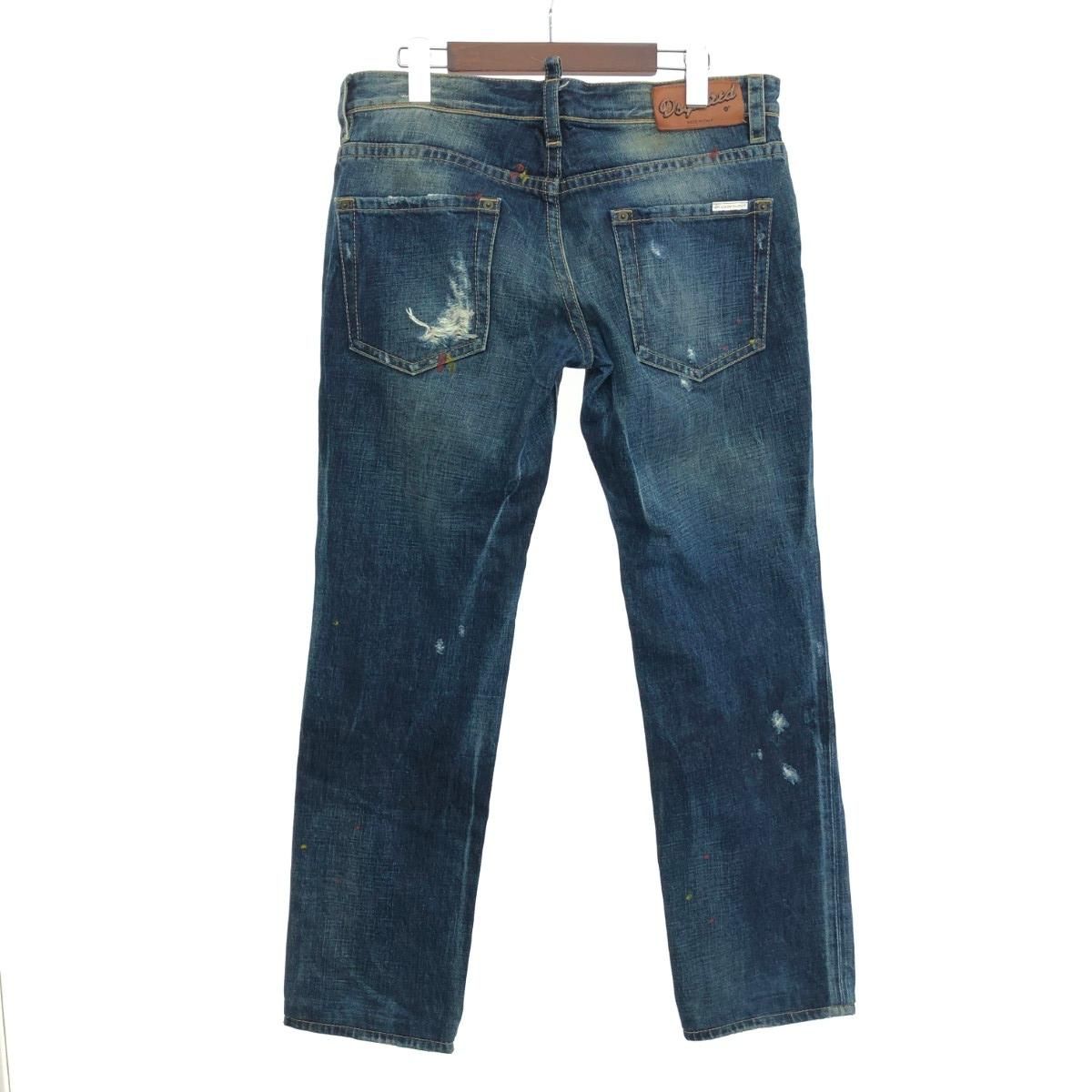 Dsquared2 ディースクエアード デニムパンツ サイズ:48 ダメージ加工    ブルー メンズ / 240001195406 Dsquared2 ディースクエアード デニムパンツ サイズ:48 ダメージ加工