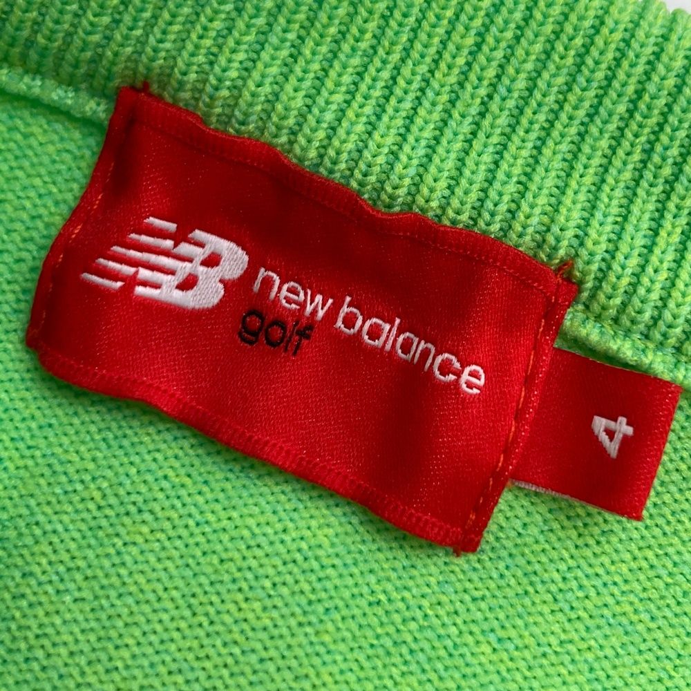サイズ：4 NEW BALANCE GOLF ニューバランス 長袖ニットセーター