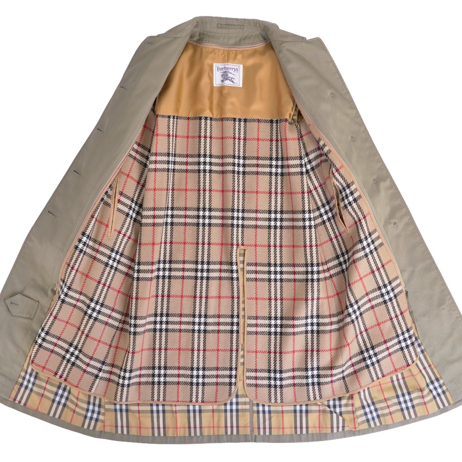 極美品 Vintage バーバリー Burberrys コート トレンチコート コットン 