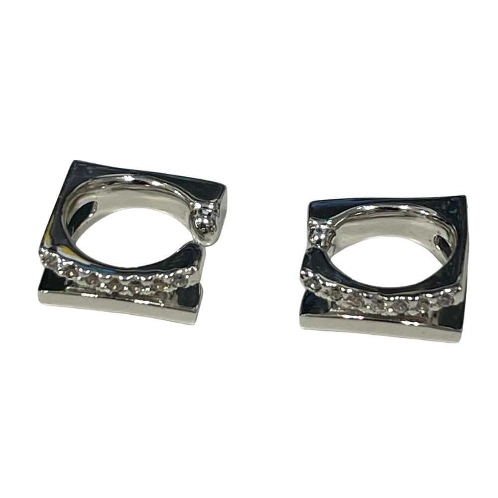 玉津店 中古】ete エテ イヤリング 2点セット シルバー ゴールド