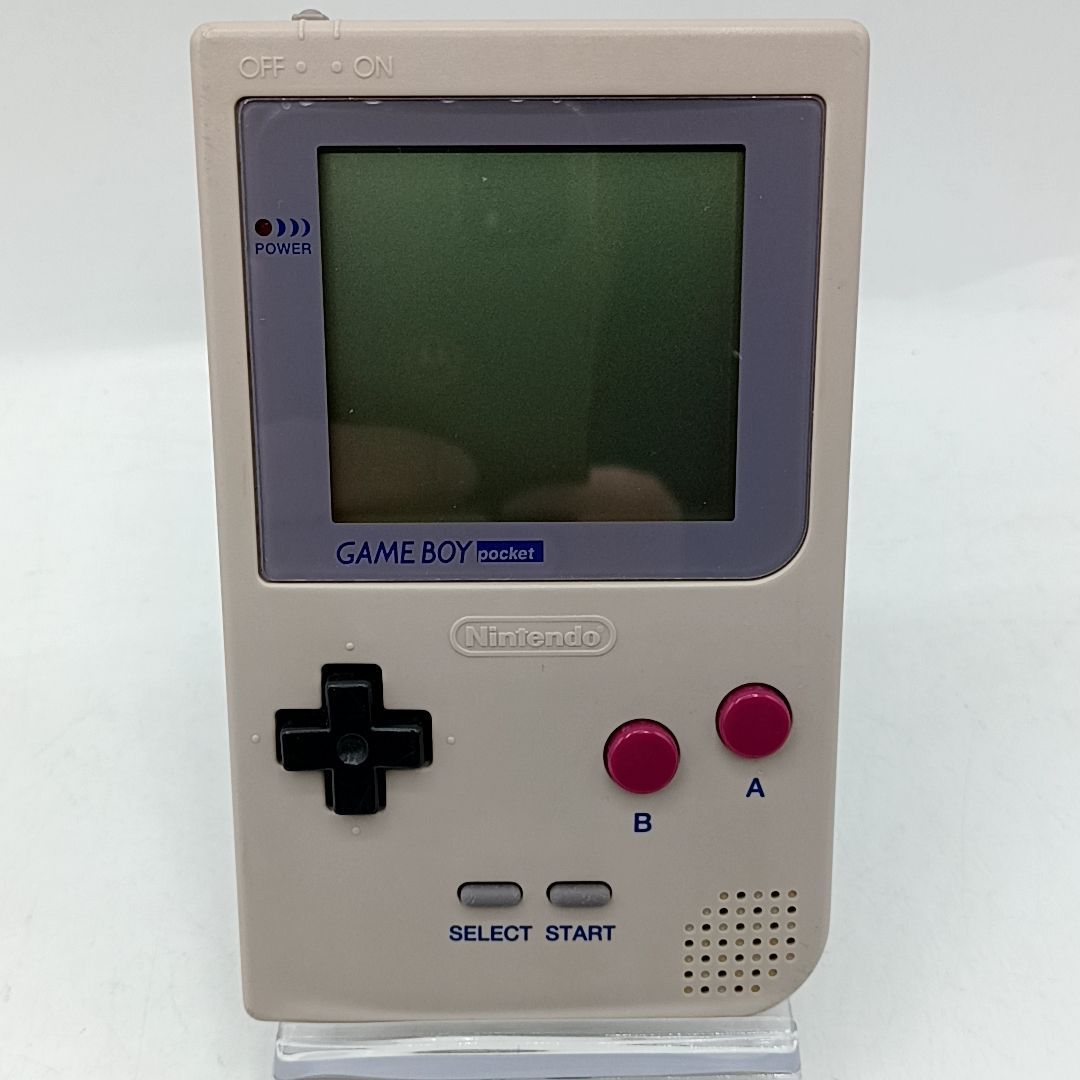 中古動作品】任天堂 ゲームボーイポケット グレー 本体 動作確認 中古動作品】任天堂 ゲームボーイポケット グレー 本体 動作確認