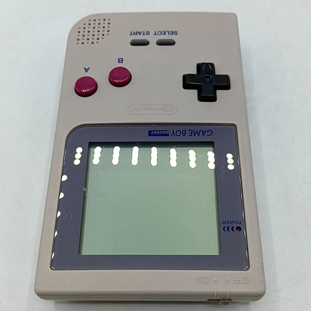 中古動作品】任天堂 ゲームボーイポケット グレー 本体 動作確認 中古動作品】任天堂 ゲームボーイポケット グレー 本体 動作確認