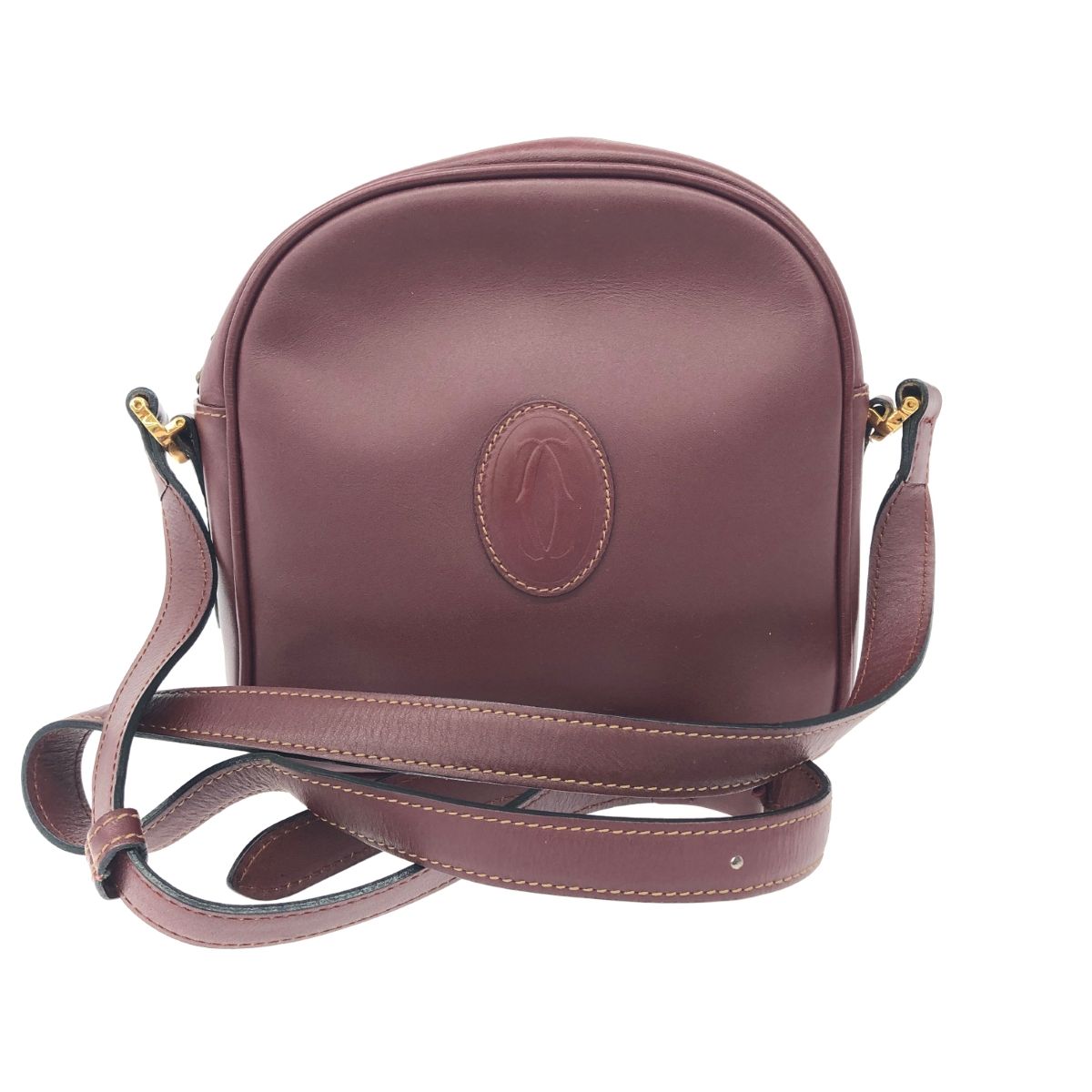 Cartier カルティエ ミニショルダーバッグ マストライン/レザー 