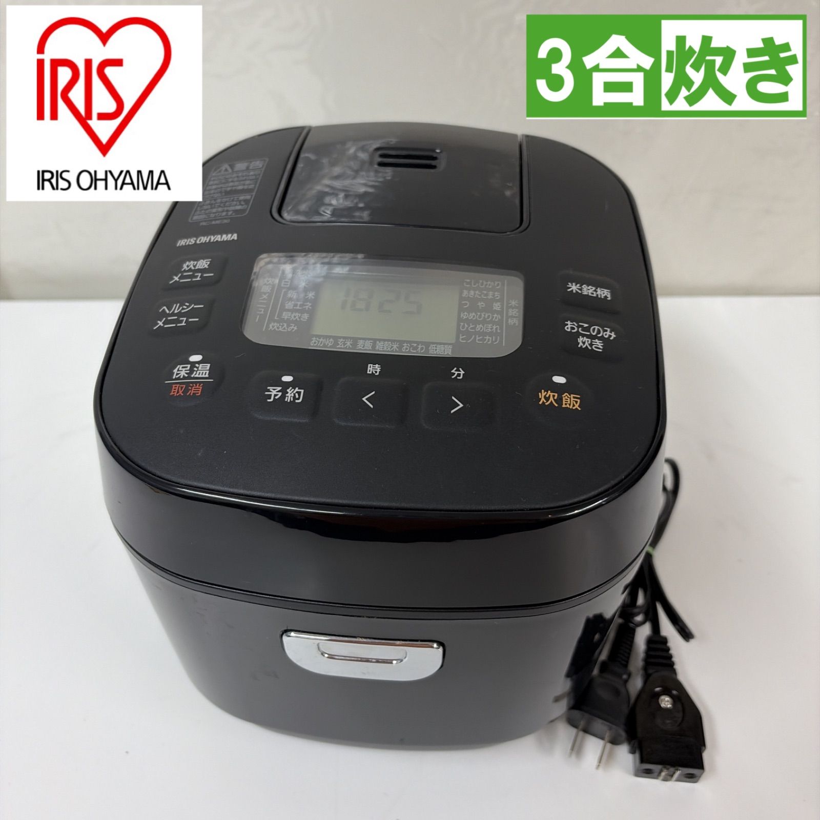 R470 ☀️ アイリスオーヤマ 炊飯ジャー 3合炊き 21年製 RC-ME30 