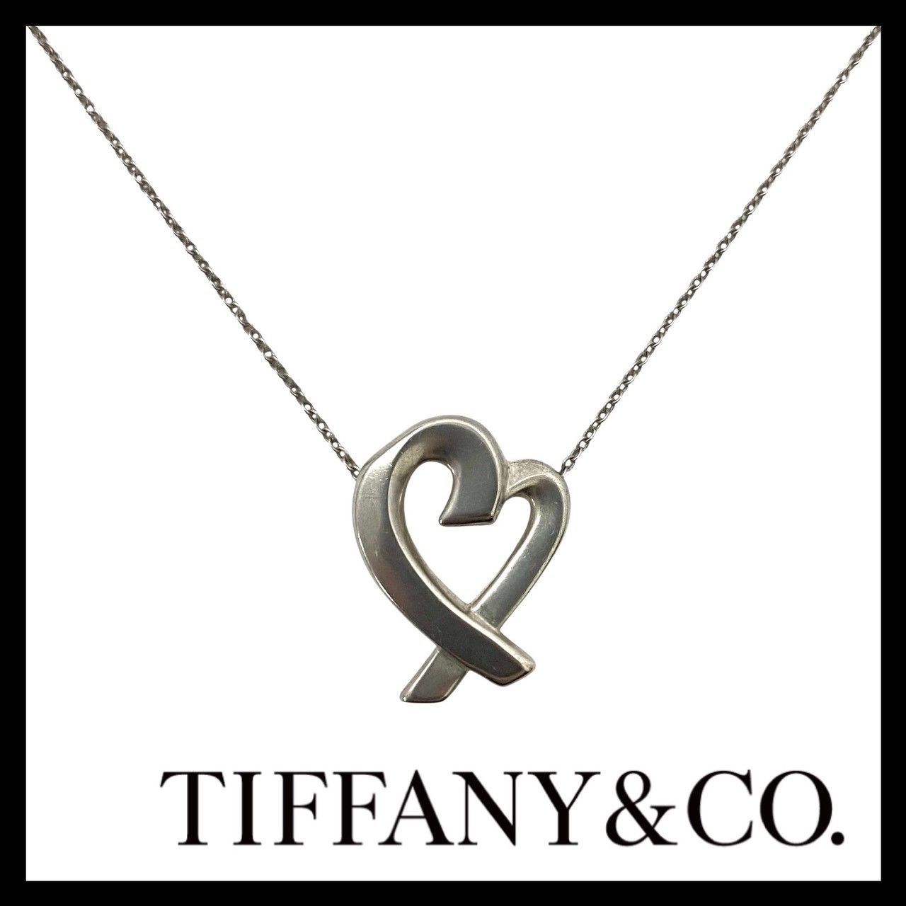TIFFANY&Co.】ラビングハート ネックレス Paloma Picasso/パロマピカソ