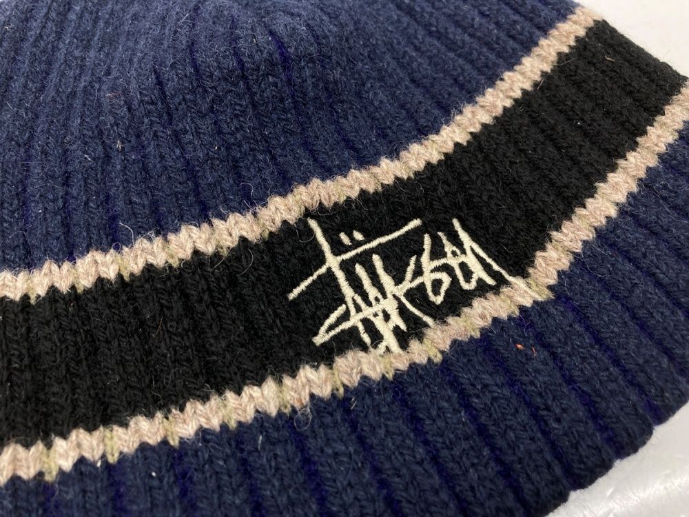 ステューシー STUSSY 90s Knit Beanie ニット ビーニー 刺繡ロゴ