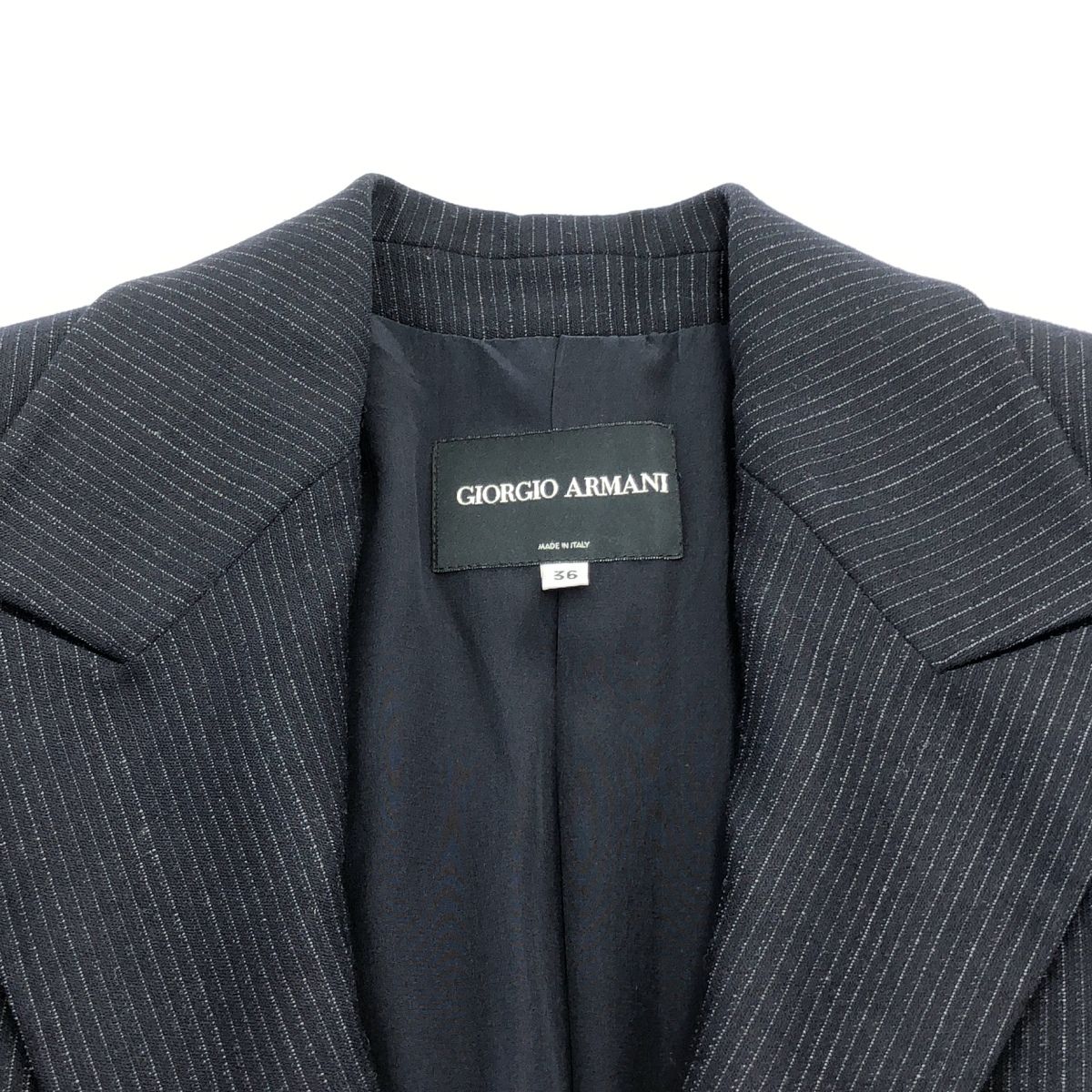 GIORGIO ARMANI ジョルジオアルマーニ ストライプテーラードジャケット