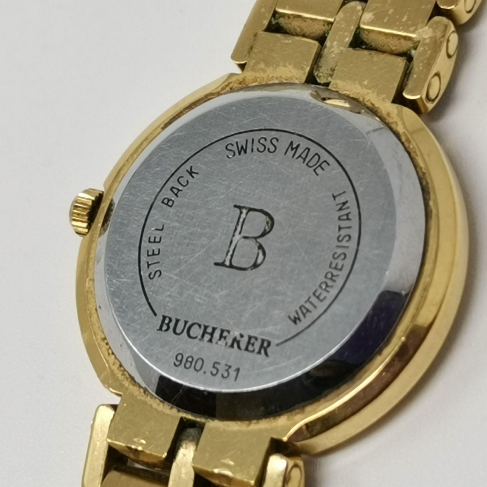 BUCHERER ブヘラ 腕時計 ゴールド クォーツ レディース ヴィンテージ 