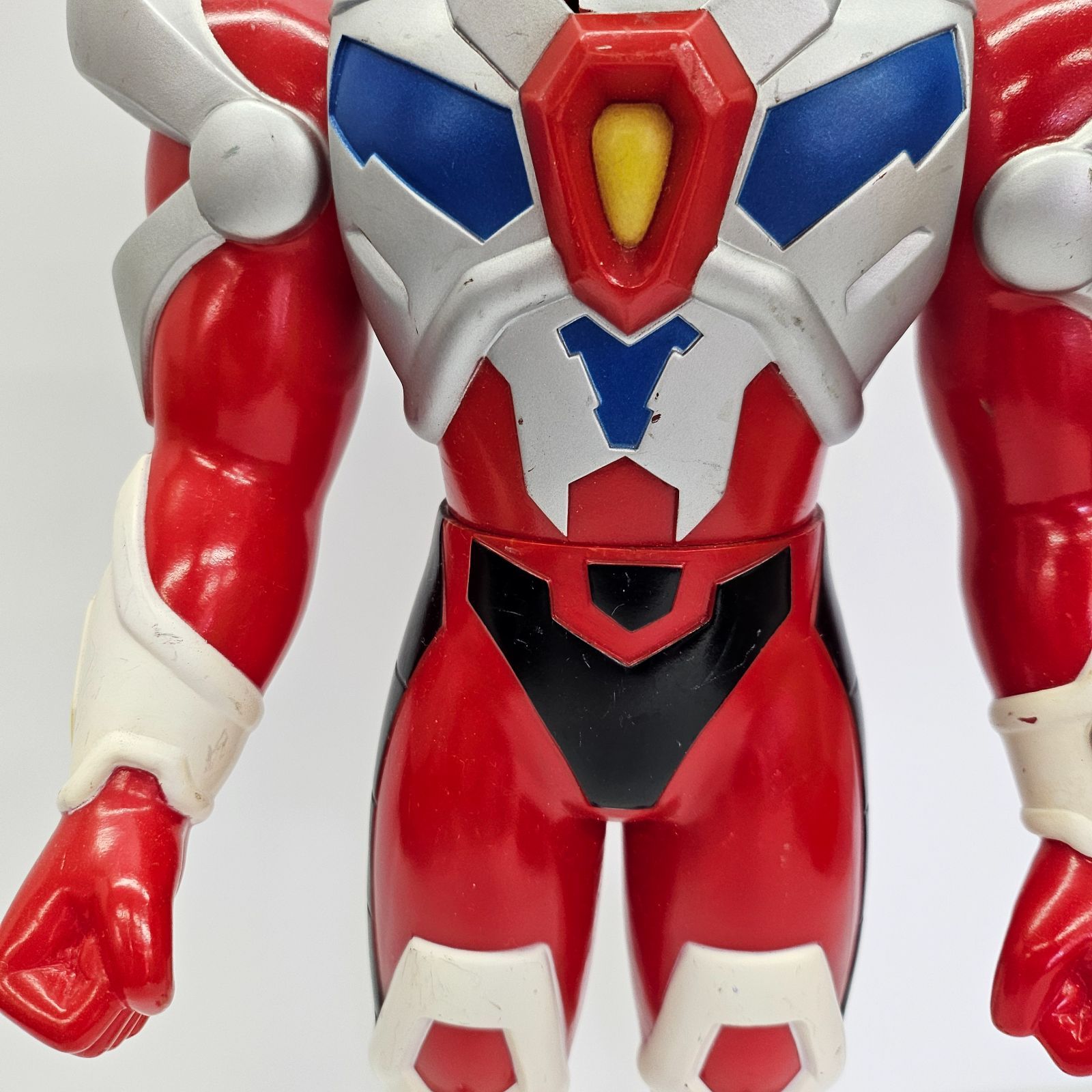 【希少 美品】 旧タカラ 電光超人 グリッドマン 円谷プロ創立30周年 ソフビ 当時もの タカラ 円谷プロ 創立30周年記念 「電光超人グリッドマン